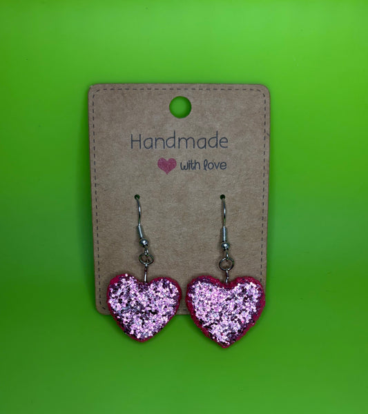 Chunky Glitter Hearts