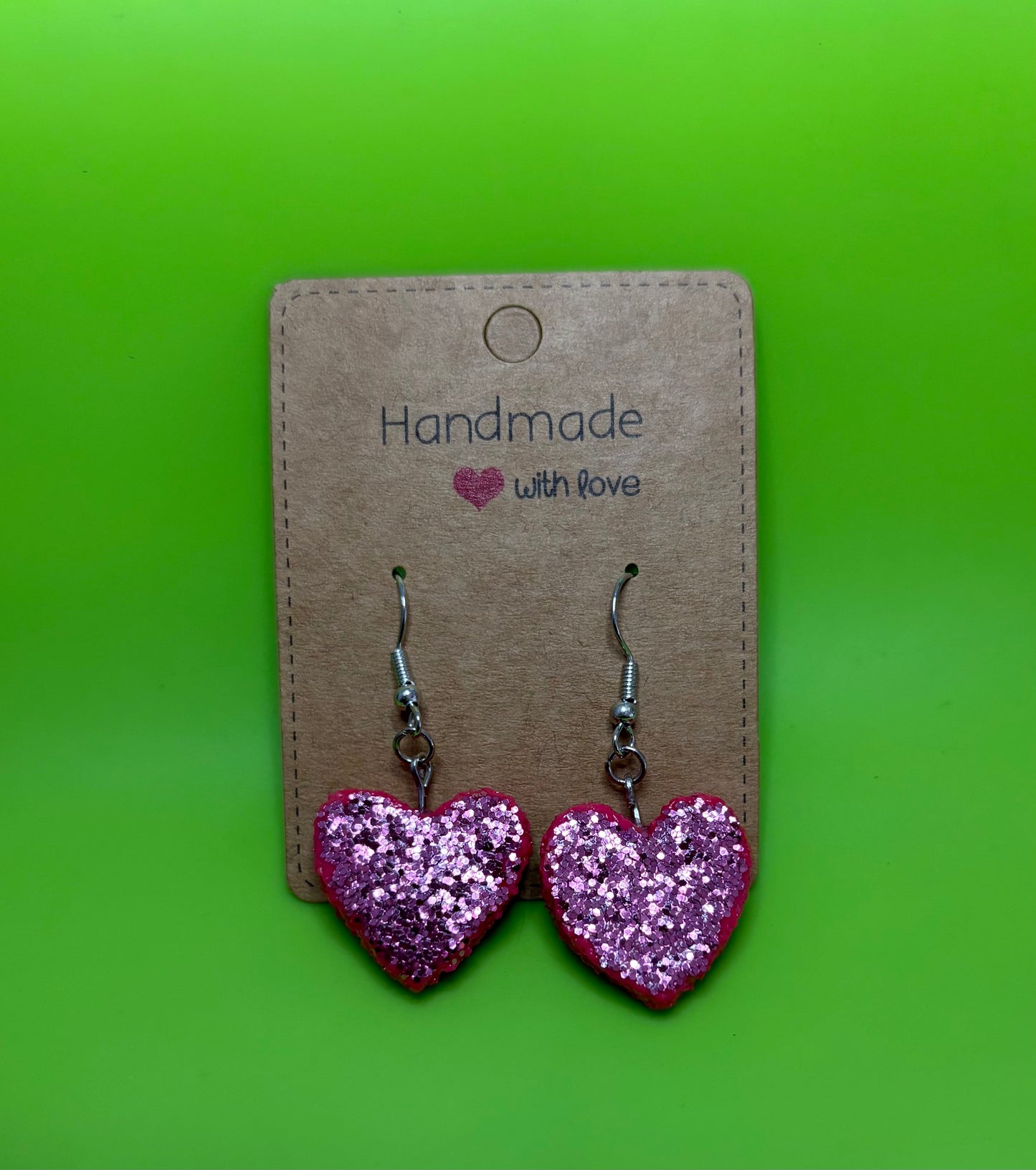 Chunky Glitter Hearts