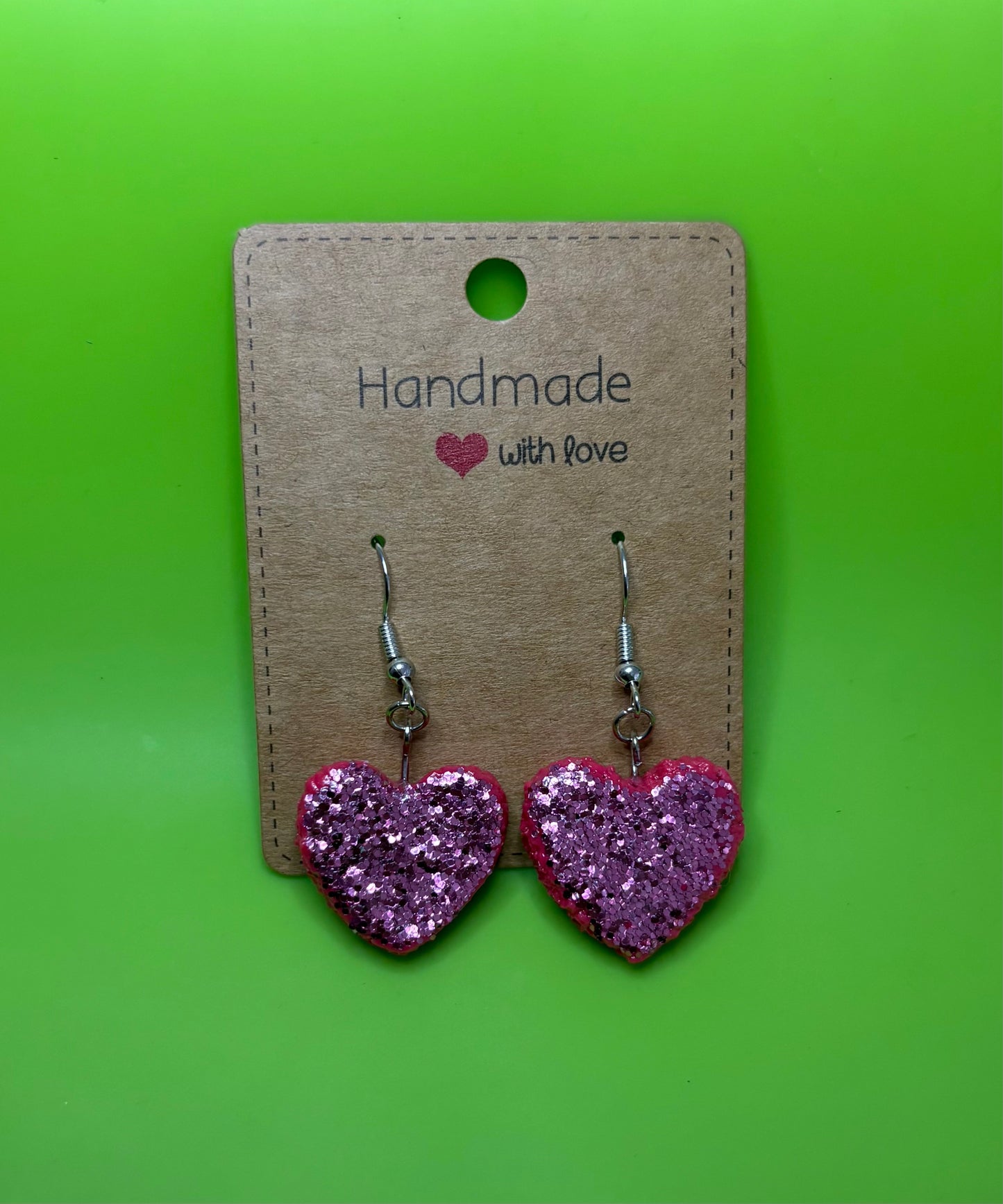 Chunky Glitter Hearts