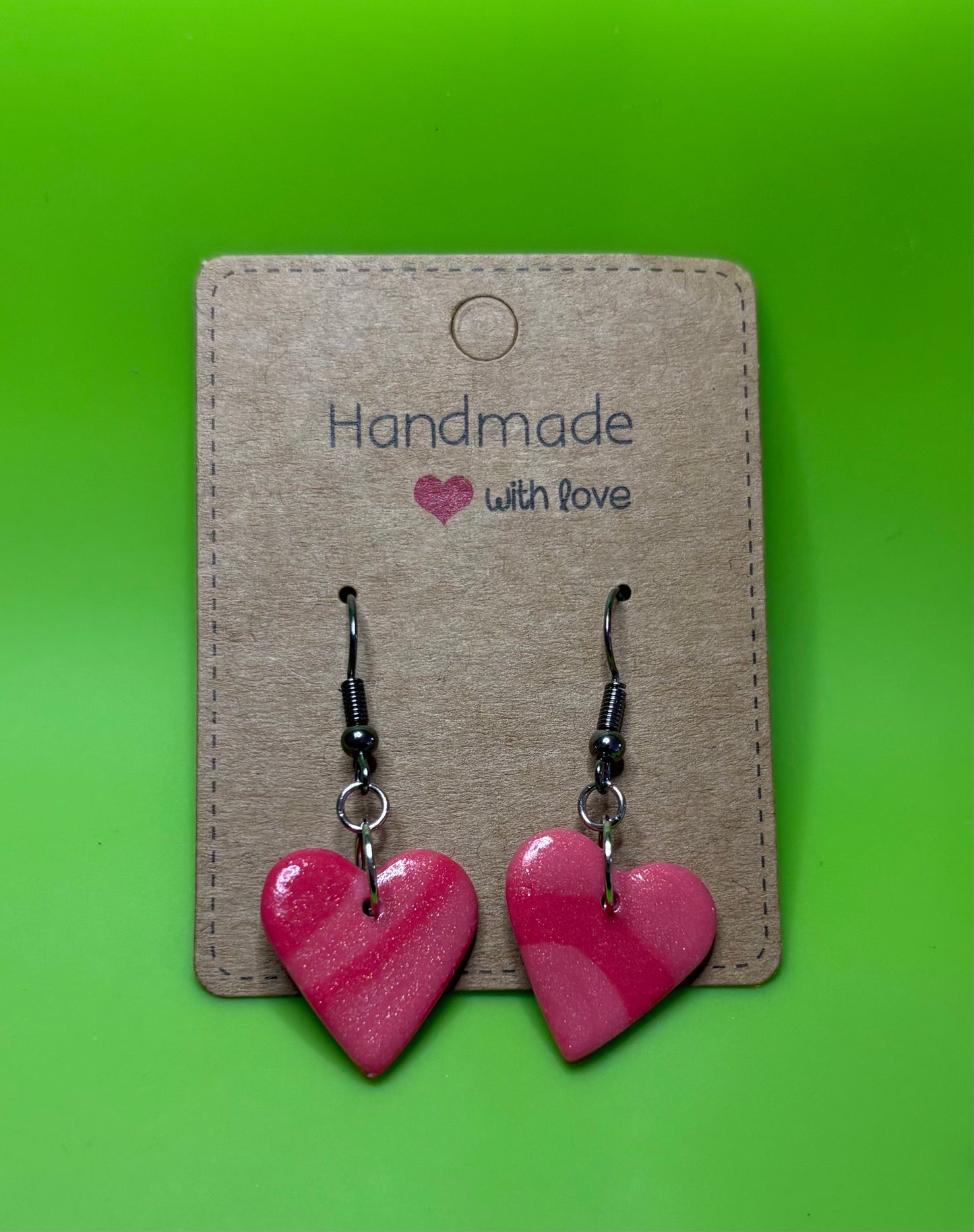 Large Marbled Hearts, Dangle